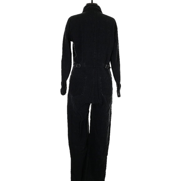 OUTERKNOWN Cotton/Hemp Corduroy Boiler Jumpsuit sz M - Distressed Black - Picture 14 of 14